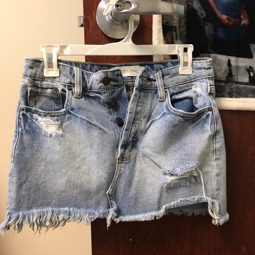 jean skirt